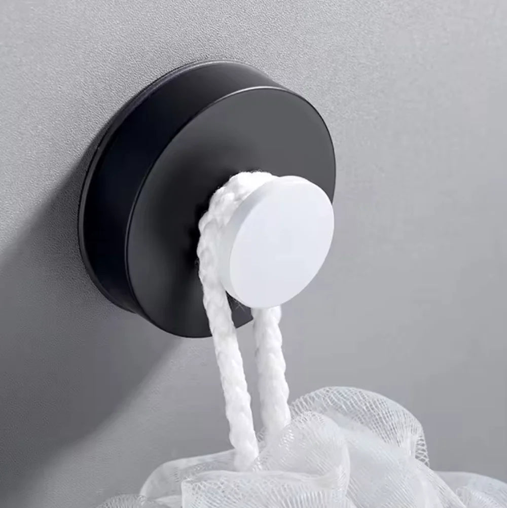 Innovative Punch-Free Vacuum Suction Cup Hook – Sleek Circular Design for Effortless Wall Storage!